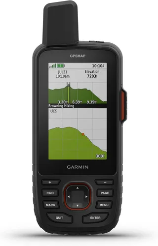 Vista 2 de Garmin GPSMAP 67i GPS de mano resistente con tecnología satelital inReach®, mensajería bidireccional, SOS interactivo, mapeo