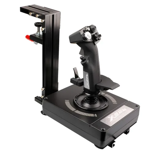 Vista 7 de Hikig The Desk Mount for The Flight Sim Game Joystick, Throttle and Hotas Systems. Fit Almost All of The Flight Sim Game Joystick Controllers