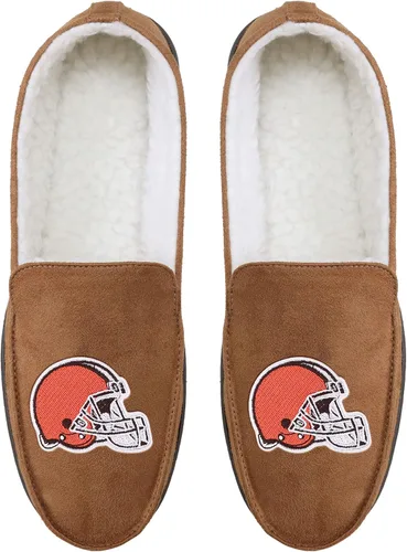 Vista 4 de FOCO Mens NFL Team Logo Moccasin Slippers