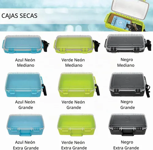 Vista 7 de geckobrands Caja seca impermeable, mediana, negra