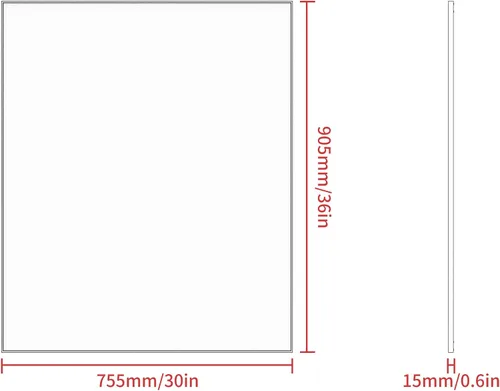Vista 5 de ANYHI Espejo de pared rectangular para baño, entrada, dormitorio, 36 x 30 pulgadas, espejo con marco de metal negro, moderno espejo de baño negro