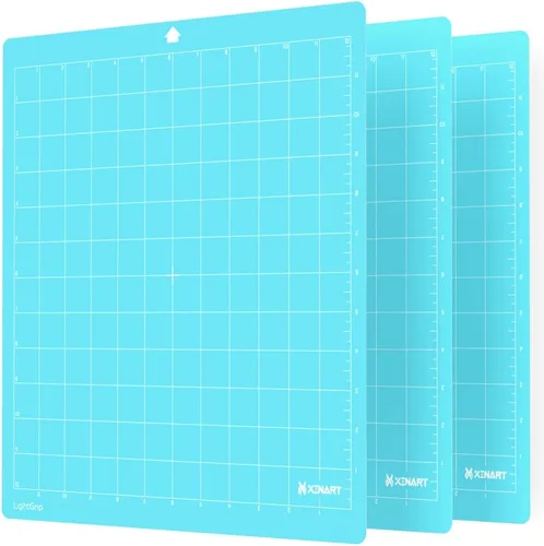 Vista 8 de XINART Alfombrilla de corte para Silhouette Cameo 4/3/2/1 (3 alfombrillas, estándar, ligera, fuerte, 12 x 24 pulgadas), accesorios adhesivos