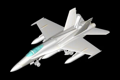 Vista 2 de Hobby Boss HY80268 F/A-18A Hornet Kit de construcción de modelo de avión