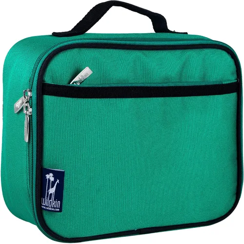 Vista 8 de Wildkin Lonchera para niños con aislamiento – Duradera y reutilizable para la escuela y los viajes - Naranja Bengala Lonchera aislada y limpia
