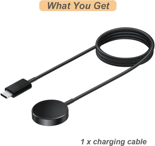 Vista 7 de Cargador para Samsung Galaxy Watch 7/6/5/Ultra (USB-C) (3.3ft/1m)