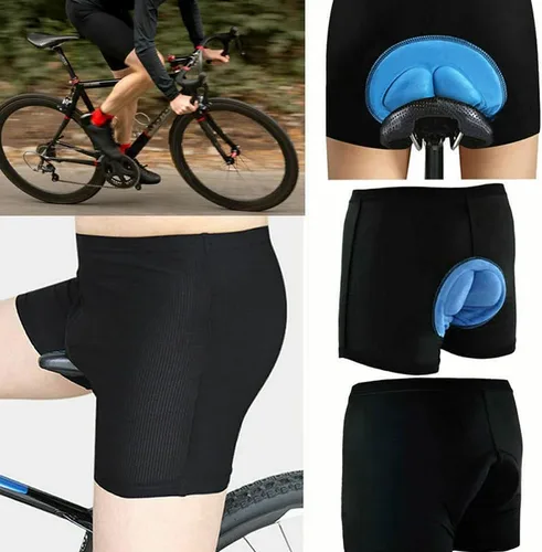 Vista 7 de THE PERFECT PART Pantalones cortos de ciclismo para hombre con diseño acolchado 3D, pantalones cortos de ciclismo para hombres y mujeres