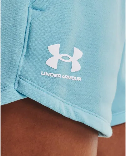 Vista 4 de Under Armour Rival - Pantalones cortos de vellón para mujer