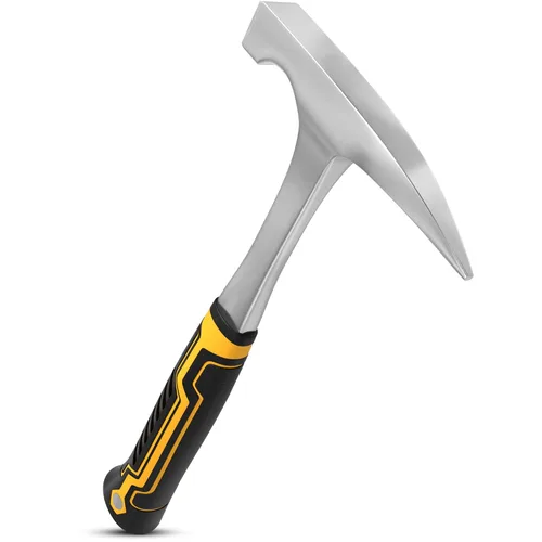Vista 20 de Rubber Mallet Hammer 8 Oz, Soft Face Non-Marring Head (Orange)