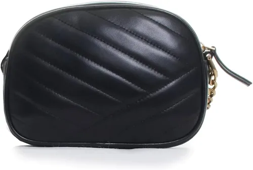 Vista 4 de Tory Burch Kira Chevron - Bolsa pequeña para cámara, Crema
