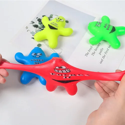 Vista 4 de Juguete para ansiedad de gel elástico para descomprimir y apretar, alivio del estrés y la ansiedad, juguetes sensoriales para niños y adultos
