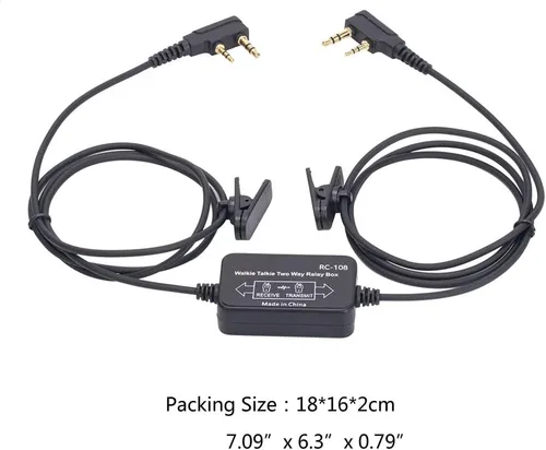 Vista 7 de Walkie Talkie repetidor caja RC-108 bidireccional para radio de mano BF-888S Wouxun para UV-5R GT-3 de dos vías Walkie Talkie repetidor caja