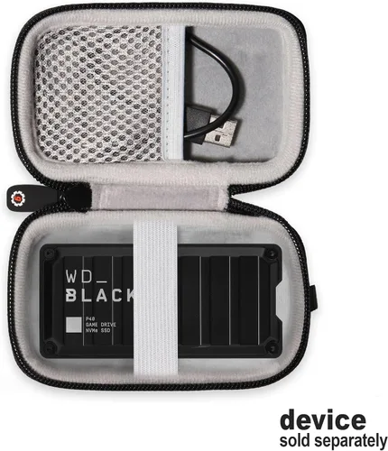 Vista 3 de Getgear Funda portátil compatible con WD_Black Game Drive SSD de 1 TB, 2 TB, 512 GB