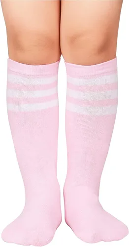 Vista 59 de Zando Calcetines de fútbol para niños, hasta la rodilla, para jóvenes, béisbol, fútbol, sóftbol, niños y niñas, de algodón suave sobre