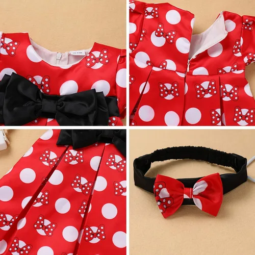 Vista 5 de Vestido floral de satén para recién nacido, con flores, para niñas, vestido de fiesta de princesa, para cumpleaños, comunión, bautismo, para sesión