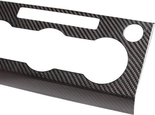 Vista 8 de YIWANG - Cubierta para panel de ventilación de coche de fibra de carbono 100% auténtica, para Land Rover Discovery 5 LR5 L462 2017-2020, accesorios
