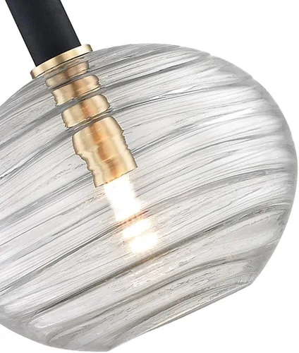 Vista 6 de Hudson Valley Lighting 2410-AGB Breton - Colgante LED de 1 luz - 8.5 pulgadas de ancho por 14.75 pulgadas de alto, color acabado: latón envejecido