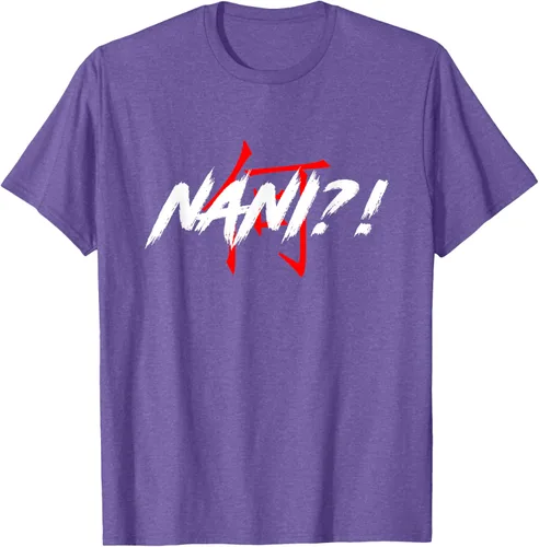 Vista 10 de Nani Meme Anime Japanese Camiseta, Negro, S