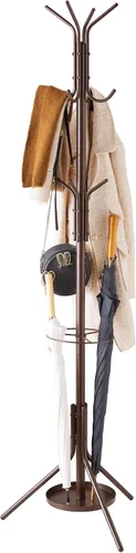 Vista 11 de Kitsanery Perchero independiente, árbol de metal con soporte para paraguas, sombrero y perchero para entrada, pasillo, sala de estar, dormitorio
