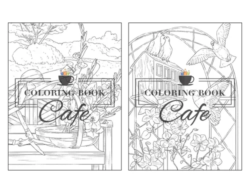 Vista 9 de English Countryside An Adult Coloring Book Featuring 50 Scenic Countryside Designs with Beautiful Gardens, Cute Animals and Charming Country Homes