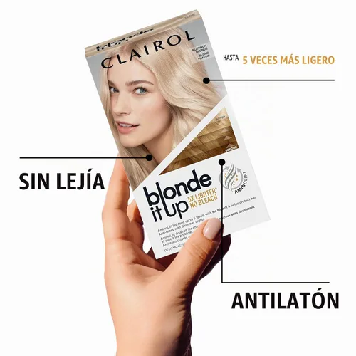 Vista 4 de Clairol Blonde It Up - Tinte permanente para el cabello, color rubio