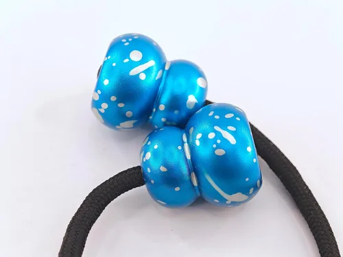 Vista 12 de Cuentas Fidget - Cuentas Fidget Antiestrés Spin & Bump - Hechas de aleación de aluminio - para hombres, mujeres y jóvenes jugadores hábiles crea un
