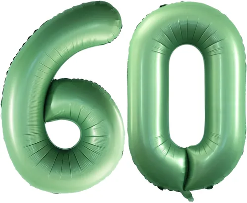 Vista 60 de Goer, conjunto de globos de papel aluminio para decoraciones de cumpleaños, globos de las letras de feliz cumpleaños y de números Oro