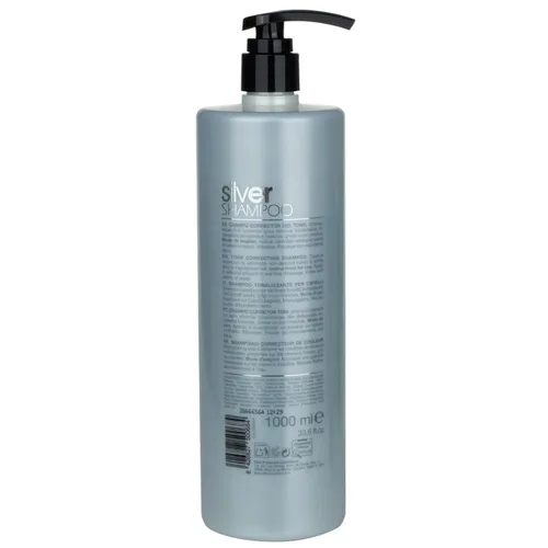Vista 2 de Tahe Corrección de champú Botanic Silver para cabello blanco, gris o resaltado 1000ML