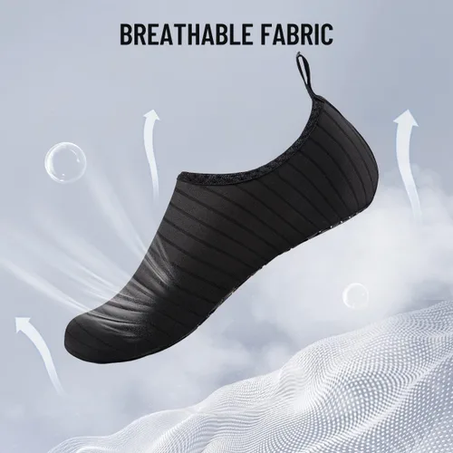 Vista 3 de Calcetines acuáticos, zapatos de agua para playa, calcetines de yoga descalzos de secado rápido para surf, piscina, natación, zapatos para mujeres