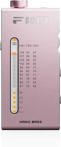 Vista 12 de FiiO RR11 Receptor de radio estéreo portátil HiFi FM con sintonización analógica PVR, efectos de sonido BASS+3D, 64MHz-108MHz