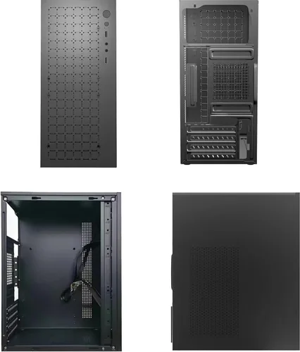 Vista 8 de TGDGAMER Caja Matx: Caja Micro ATX de Alto Flujo de Aire, Compatible con MATX, Mini-ITX, Caja Micro ATX delgada con Puerto I/O USB3.0x1, Negra