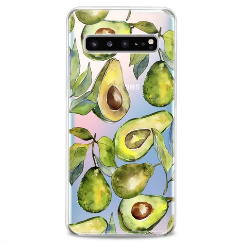 Vista 4 de Funda compatible con Samsung S24 S23 S22 Plus S21 FE Ultra S20+ S10 Note 20 S10e S9 Silicona Flexible Patrón de Impresión de Teléfono Frutas