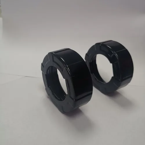 Vista 2 de Dos cubiertas universales de aluminio para calafatear salchichas negras