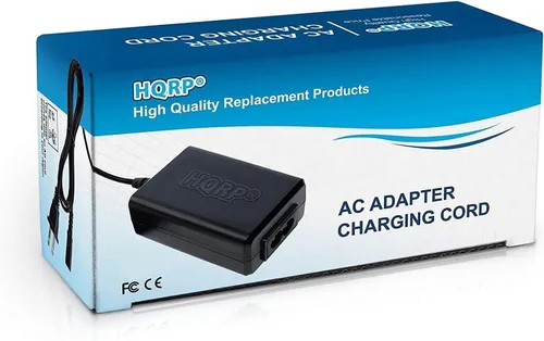Vista 7 de HQRP Adaptador de CA de repuesto compatible con Canon VIXIA HF M30, HF M300, HF M31, HF21 videocámara con cable de EE. UU. y adaptador de enchufe