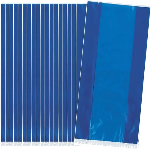 Vista 11 de Bolsas de plástico de celofán azul bebé para fiestas - 11.5" x 5" (30 unidades) Perfectas para regalos, dulces, golosinas