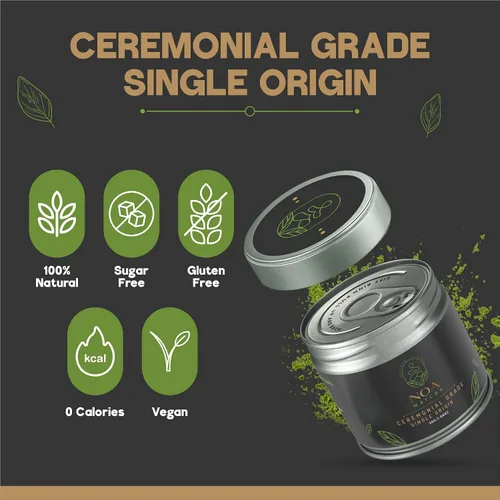 Vista 3 de NOA Matcha Matcha de origen único de grado ceremonial