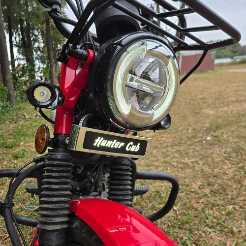 Vista 5 de Kit de emblema delantero con logotipo de Hunter Cub con conector compatible con Honda CT125 Trail 125 Hunter cub 125