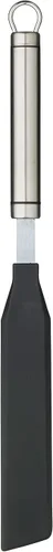 Vista 2 de KitchenCraft Espátula de plástico profesional para hornear con mango de acero inoxidable, 13.0 in, color plateado y negro
