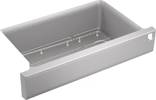 Vista 50 de Kohler K-8223-CM5 Cairn - Grifos para fregadero de cocina, color beige mate