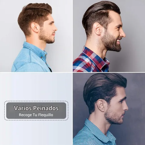 Vista 2 de Patelai - Juego de 3 peines de dientes anchos con púa para cabello rizado