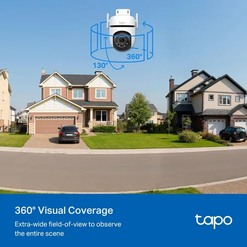 Vista 3 de TP-Link Tapo 2K QHD - Cámara de seguridad Wi-Fi para exteriores, vista