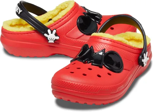 Vista 6 de Crocs unisex-child Kids' Classic Lined Disney Clog Mickey and Minnie Mouse Shoes