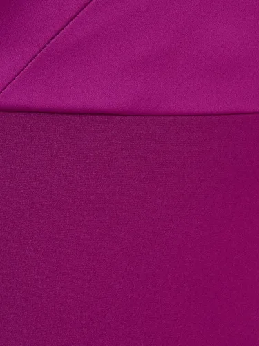 Vista 3 de Adrianna Papell Vestido de crepé de satén con un hombro para mujer