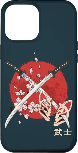Vista 10 de Carcasa para iPhone 12 mini con espada de Samurai Katana japonesa, diseño de flor de cerezo
