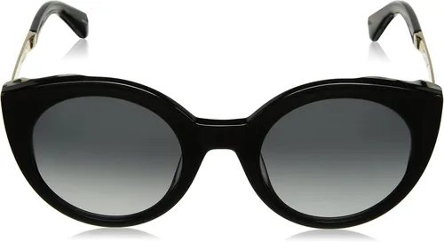 Vista 2 de Kate Spade New York Gafas de sol redondas Norina para mujer, Negro