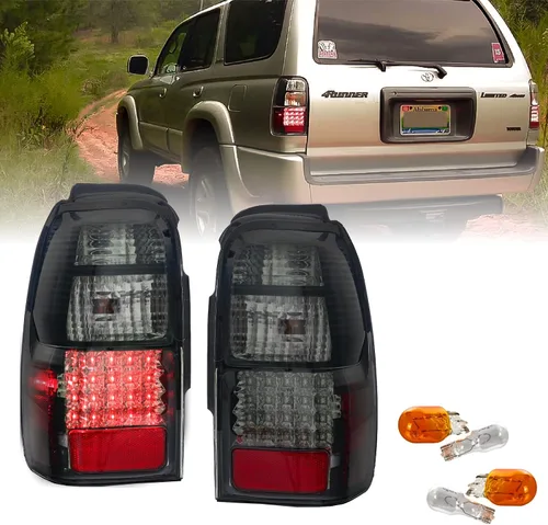 Vista 12 de USR DEPO 96-02 Luces traseras para 4Runner - Rojo/Transparente Plug and Play TODOS LOS LED INCLUIDOS Juego de lámparas traseras