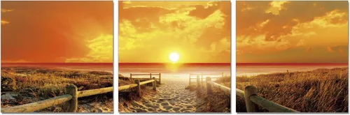 Vista 28 de Furinno Senia Impresión artística en formato tríptico para colgar en la pared