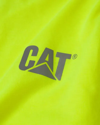 Vista 4 de Caterpillar Women's Plus Size Hi-vis UPF Hooded Banner LS Tee