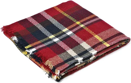 Vista 7 de American Trends Womens Fall Winter Scarf Plaid Tassel Soft Warm Blanket Scarves Womens Shawl Wraps