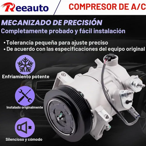 Vista 4 de 55111610AA Aire Acondicionado A/C Compresor Embrague Compatible para Je-ep Compass Patriot Calibre AC Compresor L4 1.8L 2.0L 2.4L Reemplazar