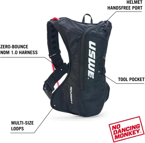 Vista 4 de USWE Outlander Hydration Mochila 4 L Poliéster